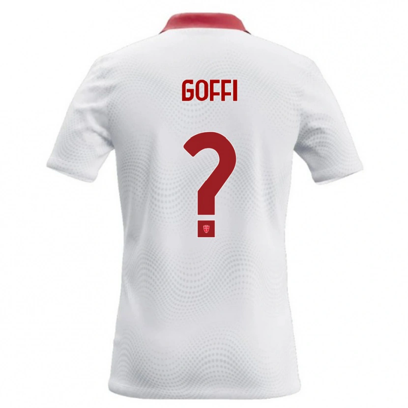 Danxen Damen Tommaso Goffi #0 Weiß Rot Auswärtstrikot Trikot 2026/27 T-Shirt Schweiz