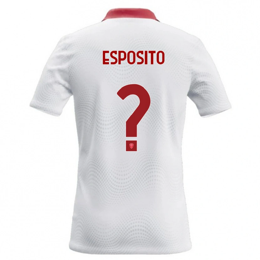 Danxen Damen Marco Esposito #0 Weiß Rot Auswärtstrikot Trikot 2026/27 T-Shirt Schweiz