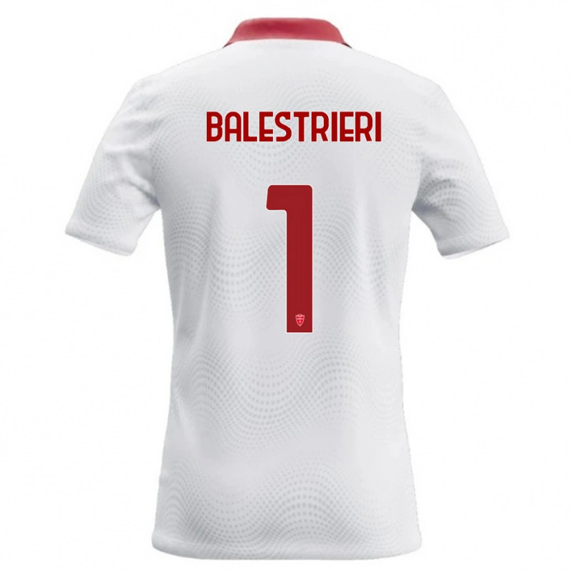 Danxen Damen Alessandro Balestrieri #1 Weiß Rot Auswärtstrikot Trikot 2026/27 T-Shirt Schweiz