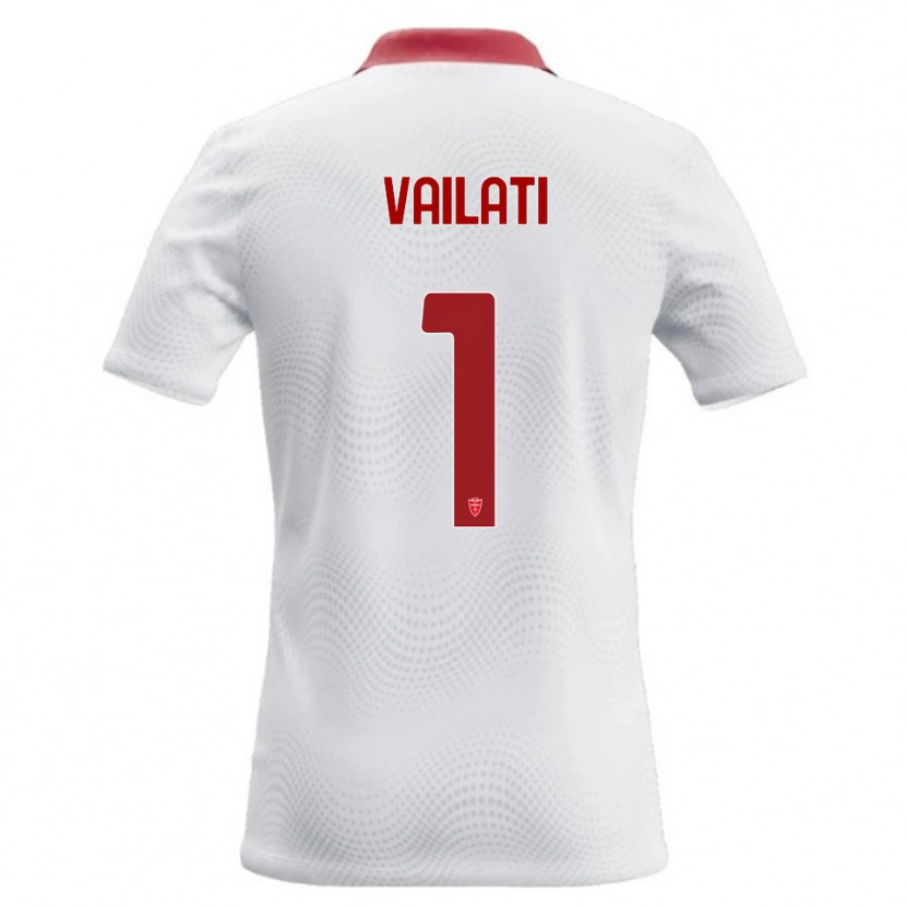 Danxen Damen Andrea Vailati #1 Weiß Rot Auswärtstrikot Trikot 2026/27 T-Shirt Schweiz