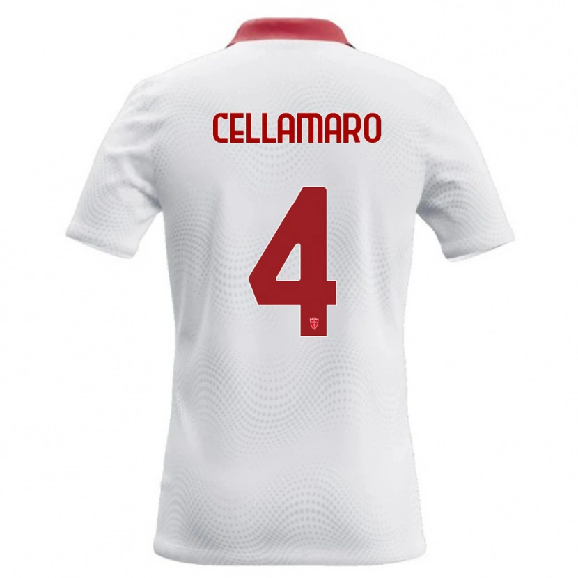 Danxen Damen Simone Cellamaro #4 Weiß Rot Auswärtstrikot Trikot 2026/27 T-Shirt Schweiz