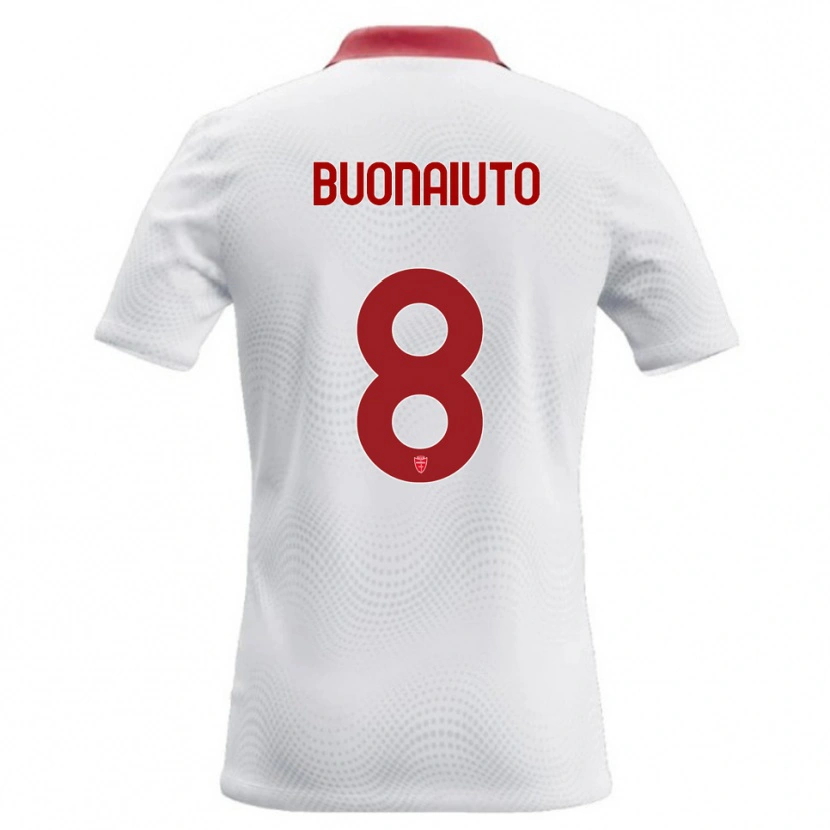 Danxen Damen Marco Buonaiuto #8 Weiß Rot Auswärtstrikot Trikot 2026/27 T-Shirt Schweiz