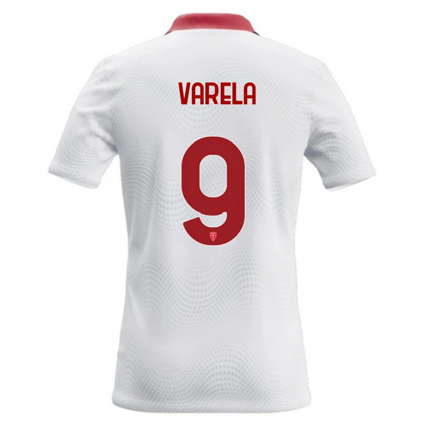 Danxen Damen Gustavo Varela #9 Weiß Rot Auswärtstrikot Trikot 2026/27 T-Shirt Schweiz