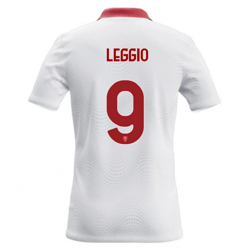 Danxen Damen Thomas Leggio #9 Weiß Rot Auswärtstrikot Trikot 2026/27 T-Shirt Schweiz