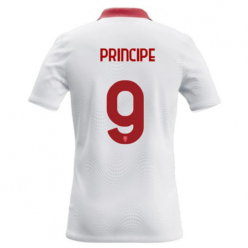 Danxen Damen Tommaso Principe #9 Weiß Rot Auswärtstrikot Trikot 2026/27 T-Shirt Schweiz