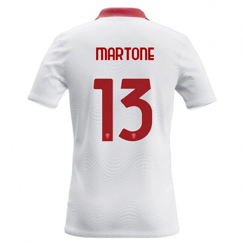 Danxen Damen Giuseppe Martone #13 Weiß Rot Auswärtstrikot Trikot 2026/27 T-Shirt Schweiz