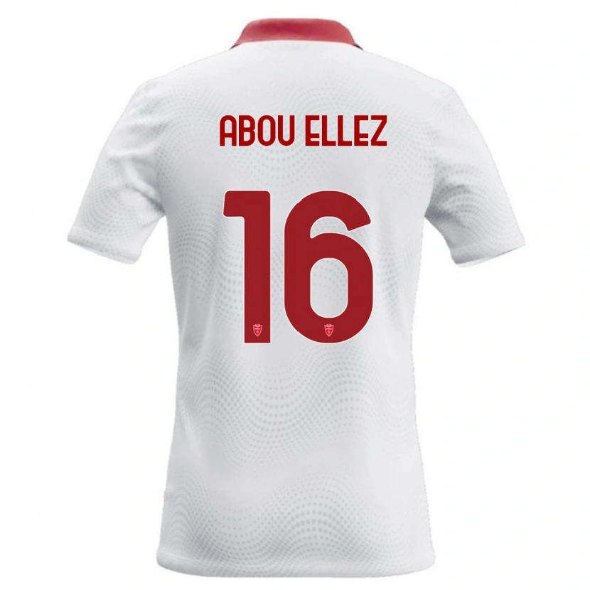 Danxen Damen Amir Abou Elezz #16 Weiß Rot Auswärtstrikot Trikot 2026/27 T-Shirt Schweiz