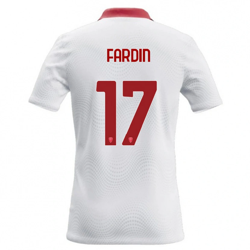 Danxen Damen Giulio Fardin #17 Weiß Rot Auswärtstrikot Trikot 2026/27 T-Shirt Schweiz
