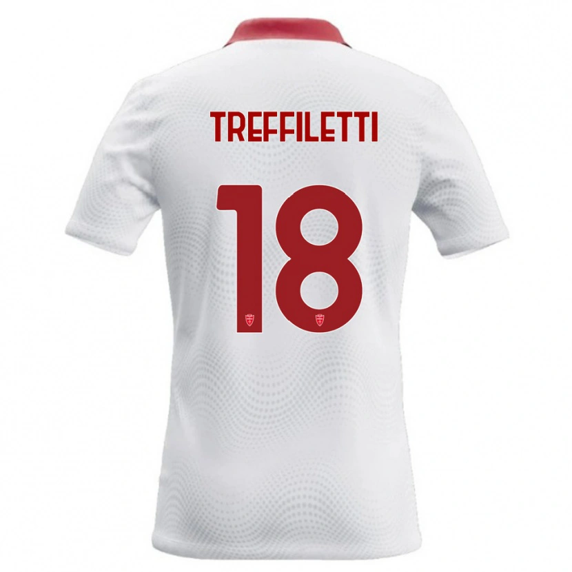 Danxen Damen Danilo Treffiletti #18 Weiß Rot Auswärtstrikot Trikot 2026/27 T-Shirt Schweiz