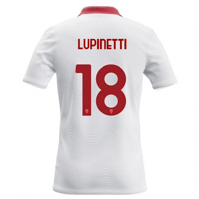 Danxen Damen Tommaso Lupinetti #18 Weiß Rot Auswärtstrikot Trikot 2026/27 T-Shirt Schweiz