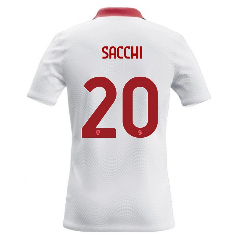 Danxen Damen Riccardo Sacchi #20 Weiß Rot Auswärtstrikot Trikot 2026/27 T-Shirt Schweiz
