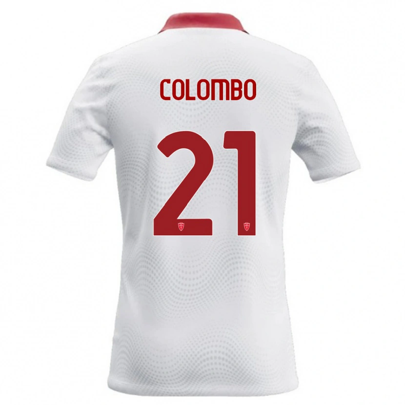 Danxen Damen Leonardo Colombo #21 Weiß Rot Auswärtstrikot Trikot 2026/27 T-Shirt Schweiz