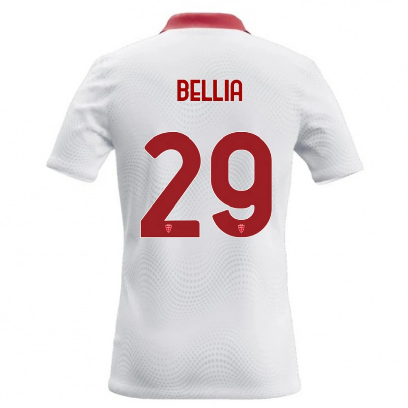 Danxen Damen Edoardo Bellia #29 Weiß Rot Auswärtstrikot Trikot 2026/27 T-Shirt Schweiz