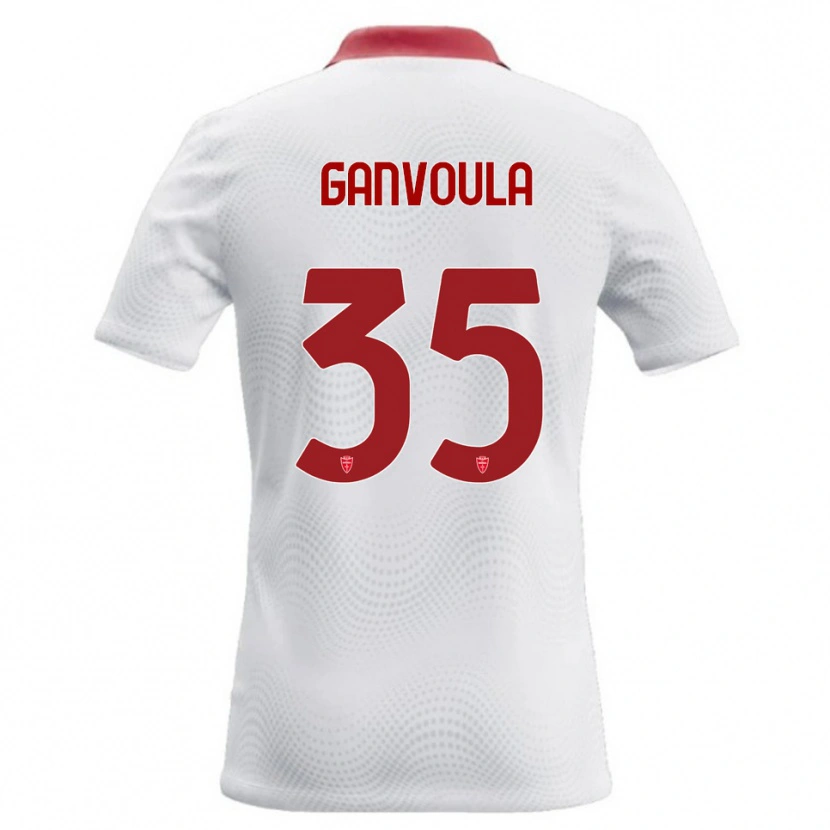 Danxen Damen Silvere Ganvoula #35 Weiß Rot Auswärtstrikot Trikot 2026/27 T-Shirt Schweiz