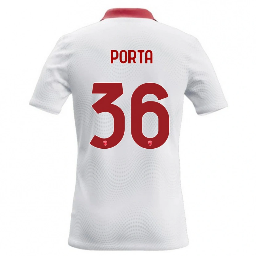 Danxen Damen Matteo Porta #36 Weiß Rot Auswärtstrikot Trikot 2026/27 T-Shirt Schweiz