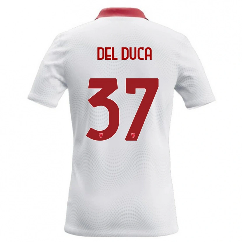 Danxen Damen Jacopo Del Duca #37 Weiß Rot Auswärtstrikot Trikot 2026/27 T-Shirt Schweiz