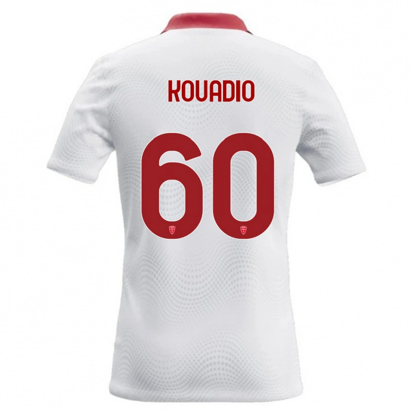 Danxen Damen Eddy Kouadio #60 Weiß Rot Auswärtstrikot Trikot 2026/27 T-Shirt Schweiz