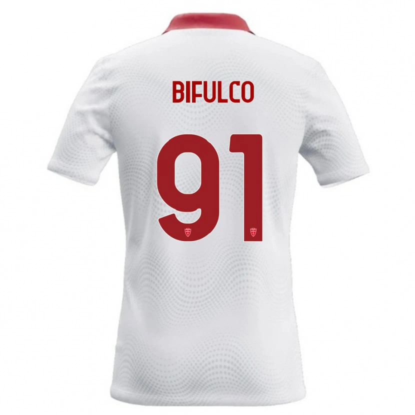 Danxen Damen Davide Bifulco #91 Weiß Rot Auswärtstrikot Trikot 2026/27 T-Shirt Schweiz