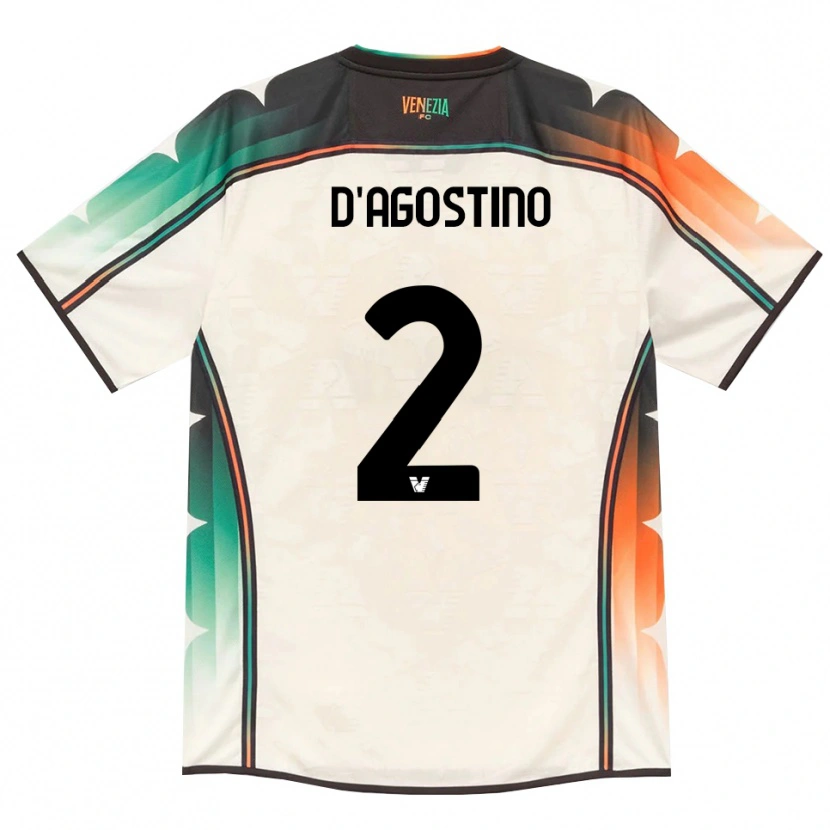 Danxen Damen Nicolò D'agostino #2 Oldlace Orange Grün Auswärtstrikot Trikot 2026/27 T-Shirt Schweiz
