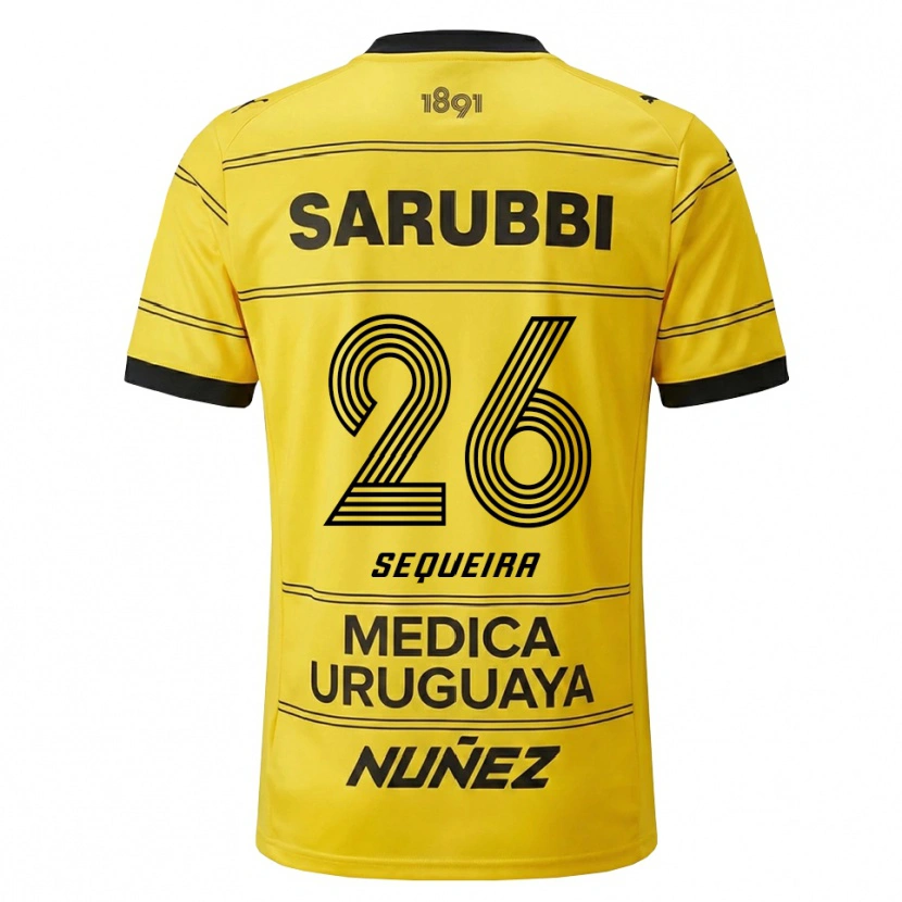 Danxen Damen Leonardo Sequeira #26 Gelb Schwarz Auswärtstrikot Trikot 2026/27 T-Shirt Schweiz