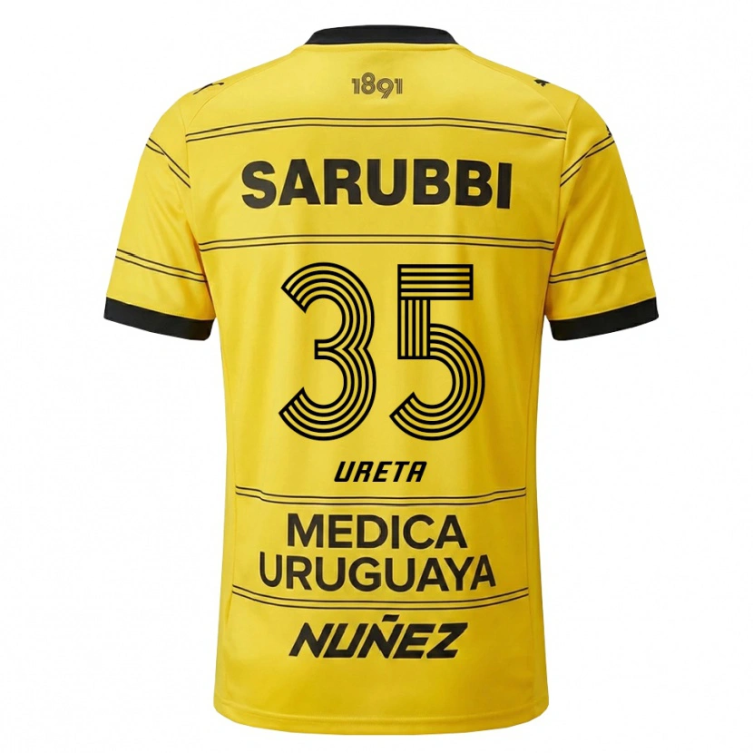 Danxen Damen Mateo Ureta #35 Gelb Schwarz Auswärtstrikot Trikot 2026/27 T-Shirt Schweiz
