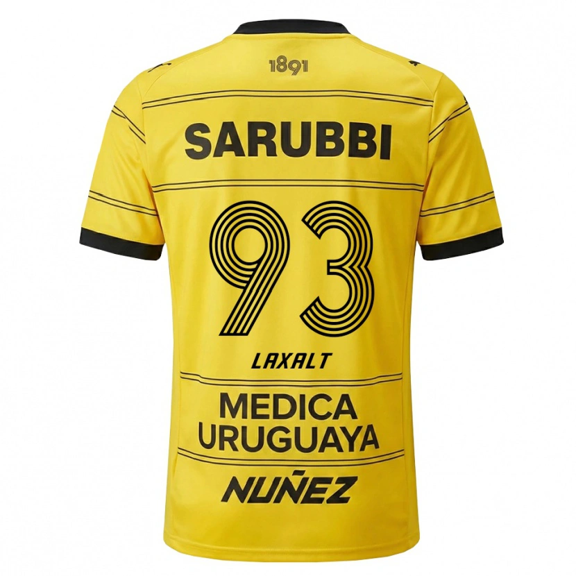 Danxen Damen Diego Laxalt #93 Gelb Schwarz Auswärtstrikot Trikot 2026/27 T-Shirt Schweiz