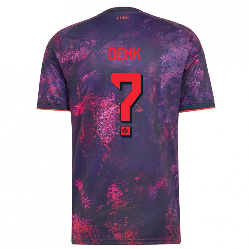 Danxen Damen Luca Denk #0 Lila Rot Ausweichtrikot Trikot 2026/27 T-Shirt Schweiz