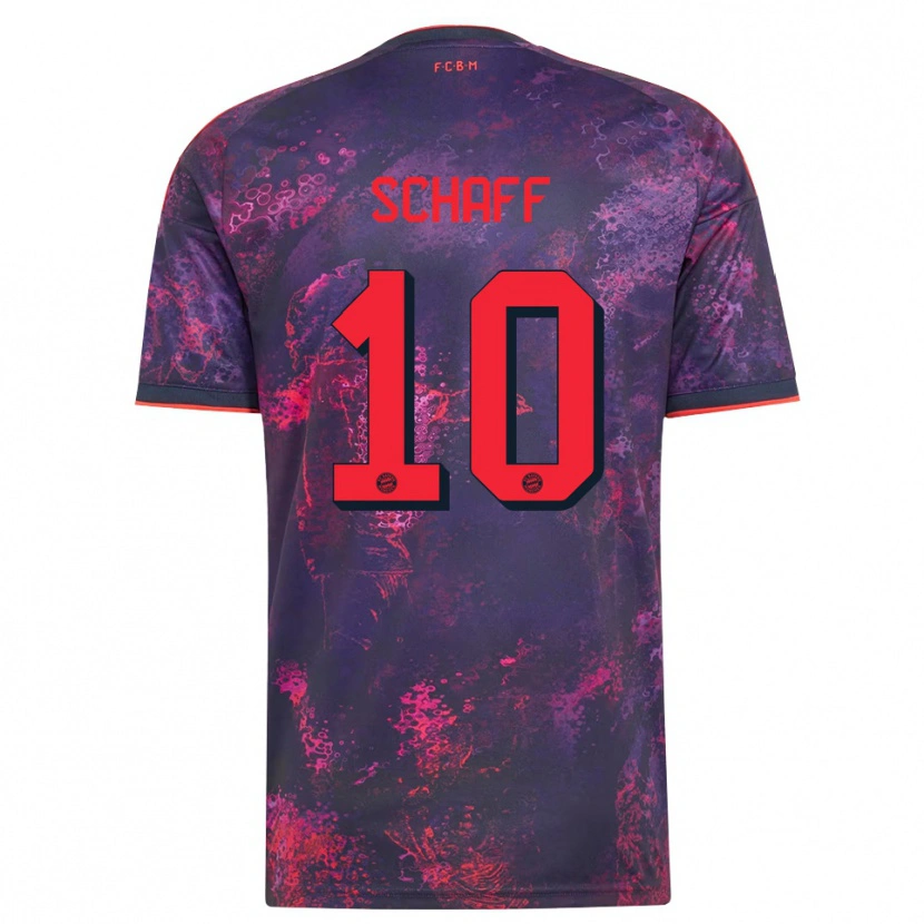 Danxen Damen Simon Schaff #10 Lila Rot Ausweichtrikot Trikot 2026/27 T-Shirt Schweiz