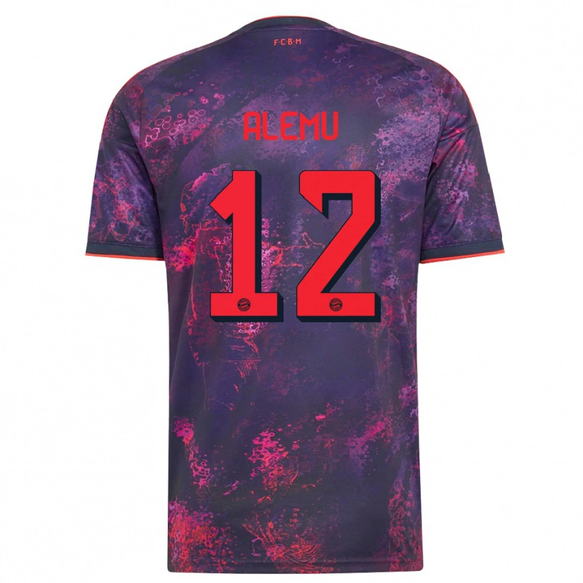 Danxen Damen Liul Alemu #12 Lila Rot Ausweichtrikot Trikot 2026/27 T-Shirt Schweiz