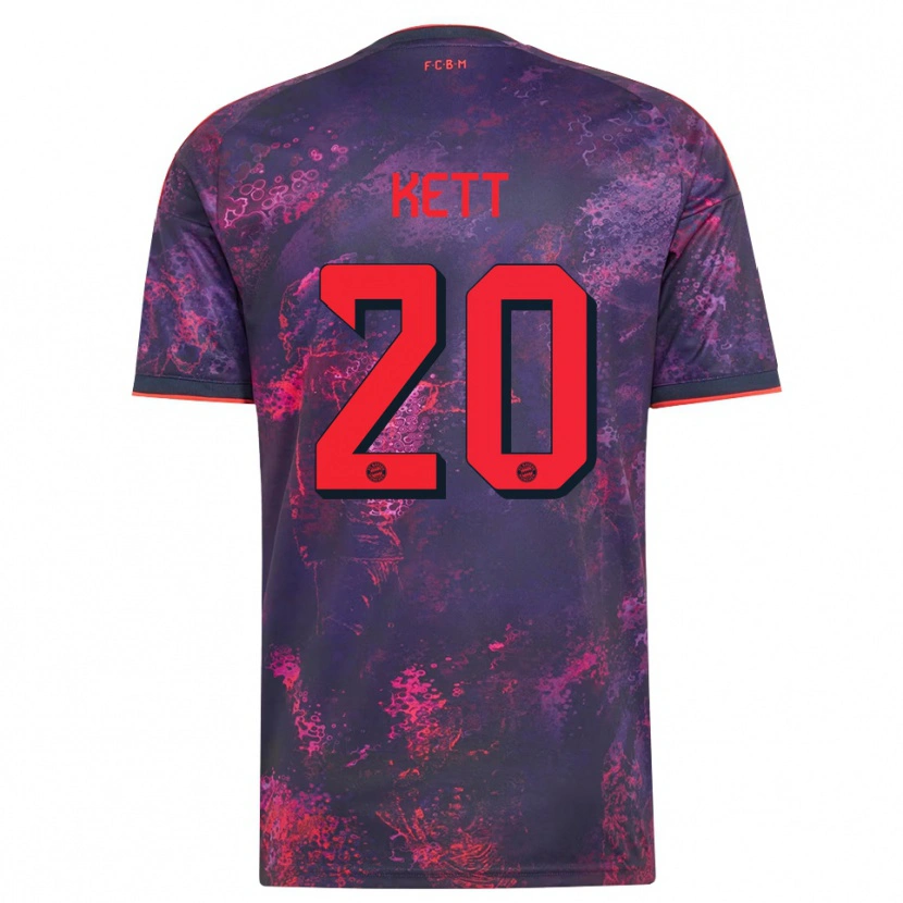 Danxen Damen Franziska Kett #20 Lila Rot Ausweichtrikot Trikot 2026/27 T-Shirt Schweiz