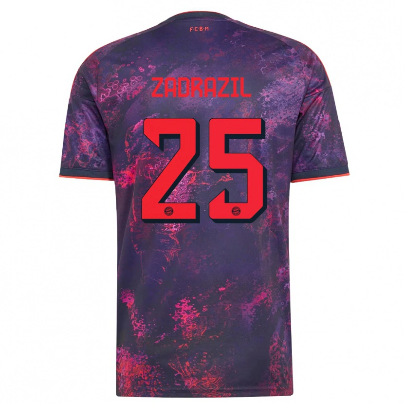 Danxen Damen Sarah Zadrazil #25 Lila Rot Ausweichtrikot Trikot 2026/27 T-Shirt Schweiz