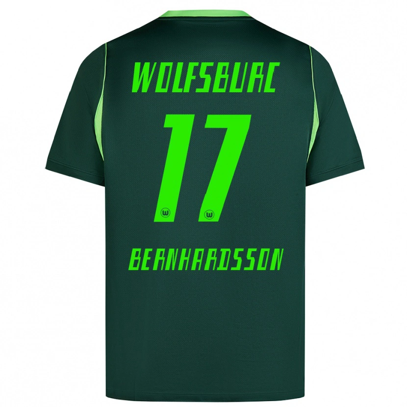 Danxen Damen Alexander Bernhardsson #17 Dunkelgrün Weiß Heimtrikot Trikot 2026/27 T-Shirt Schweiz