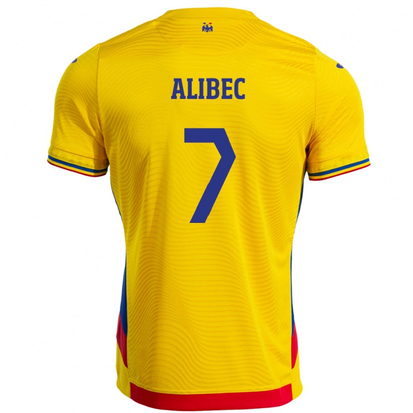 Danxen Kinder Rumänische Denis Alibec #7 Gelb Heimtrikot Trikot 24-26 T-Shirt Schweiz