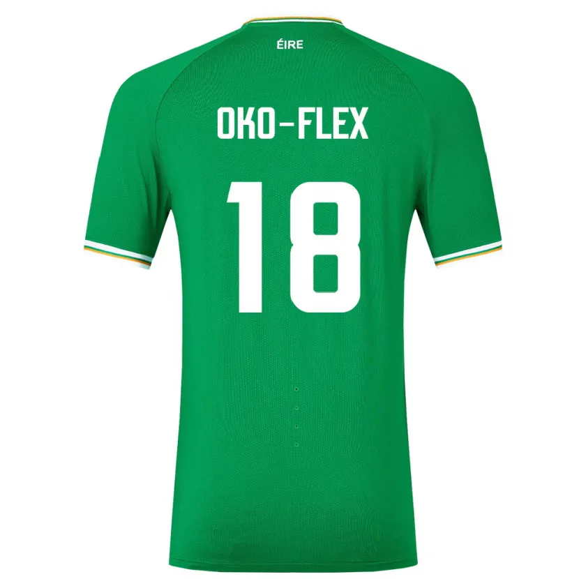 Danxen Kinder Irische Armstrong Oko-Flex #18 Grün Heimtrikot Trikot 24-26 T-Shirt Schweiz