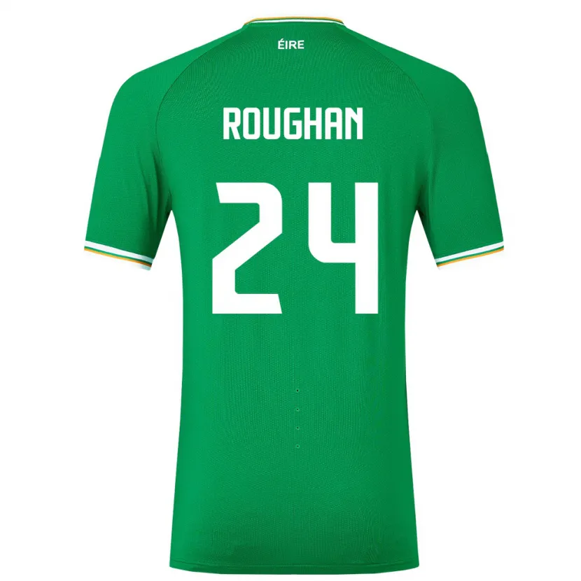 Danxen Kinder Irische Sean Roughan #24 Grün Heimtrikot Trikot 24-26 T-Shirt Schweiz