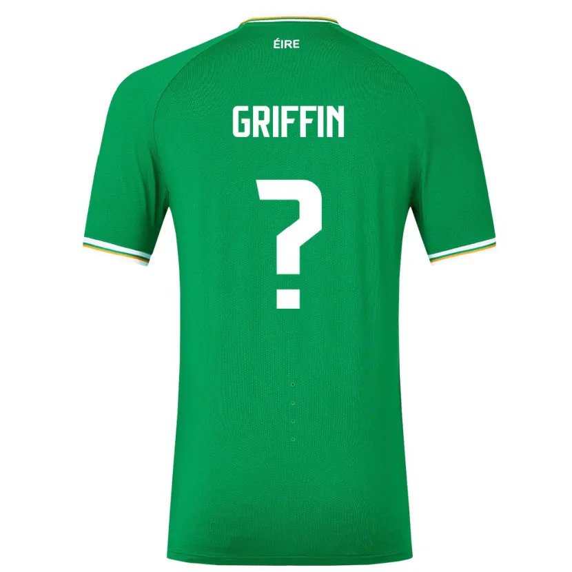 Danxen Kinder Irische Jake Griffin #0 Grün Heimtrikot Trikot 24-26 T-Shirt Schweiz