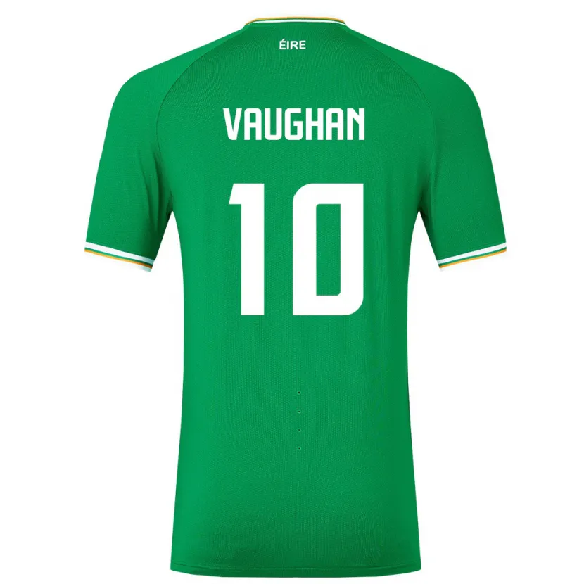 Danxen Kinder Irische Harry Vaughan #10 Grün Heimtrikot Trikot 24-26 T-Shirt Schweiz