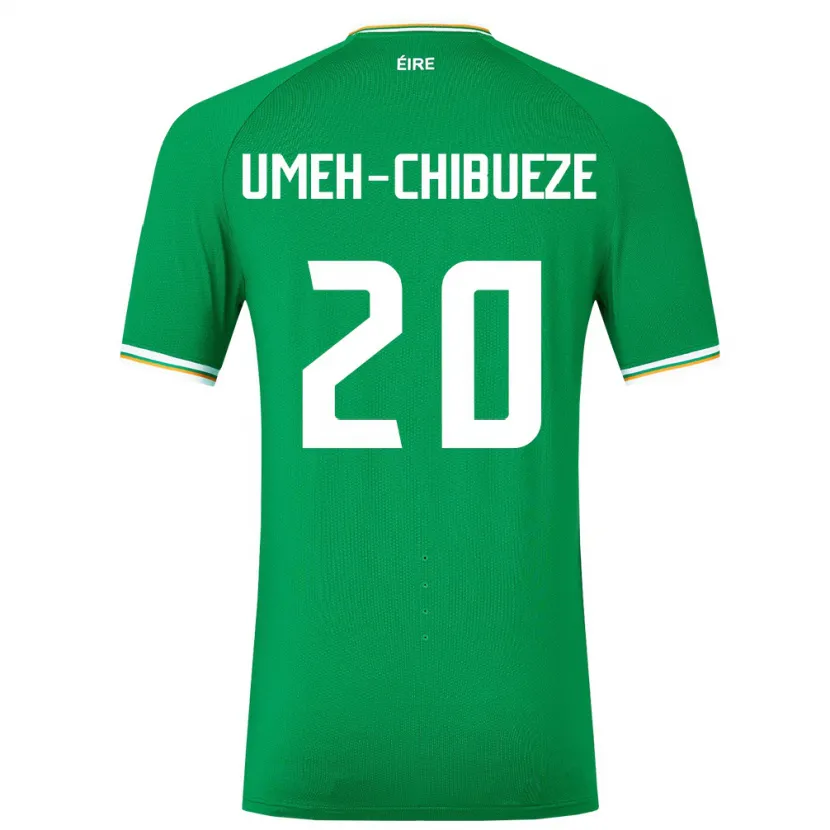 Danxen Kinder Irische Franco Umeh-Chibueze #20 Grün Heimtrikot Trikot 24-26 T-Shirt Schweiz