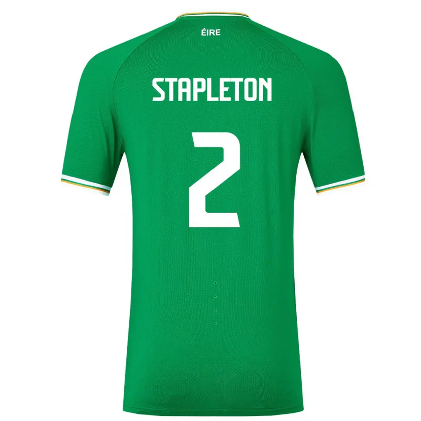 Danxen Kinder Irische Jessie Stapleton #2 Grün Heimtrikot Trikot 24-26 T-Shirt Schweiz