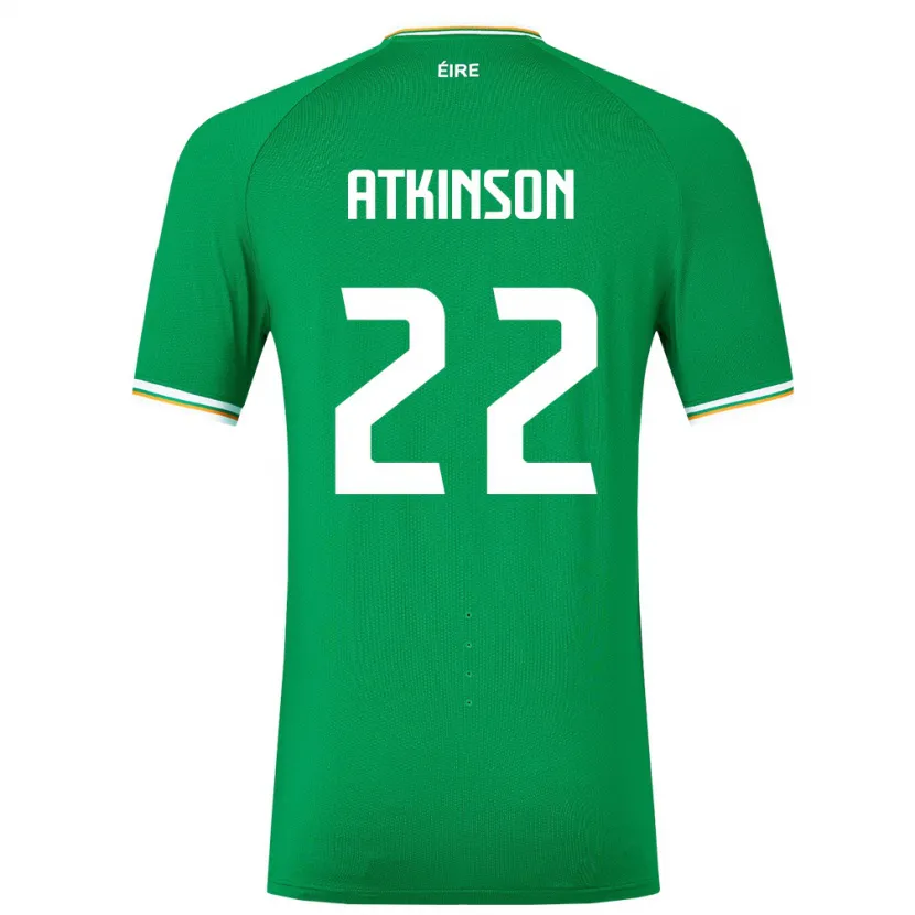 Danxen Kinder Irische Isibeal Atkinson #22 Grün Heimtrikot Trikot 24-26 T-Shirt Schweiz