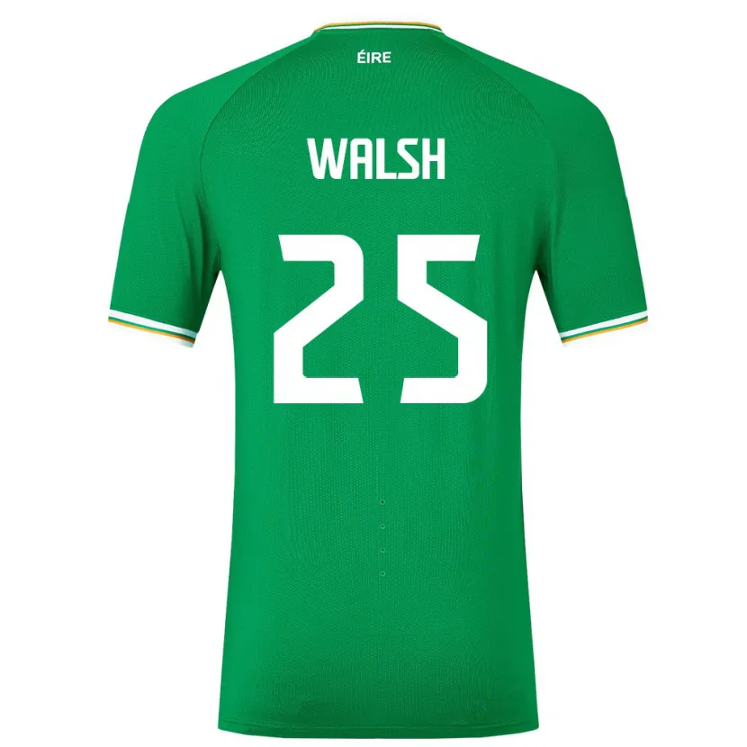 Danxen Kinder Irische Megan Walsh #25 Grün Heimtrikot Trikot 24-26 T-Shirt Schweiz