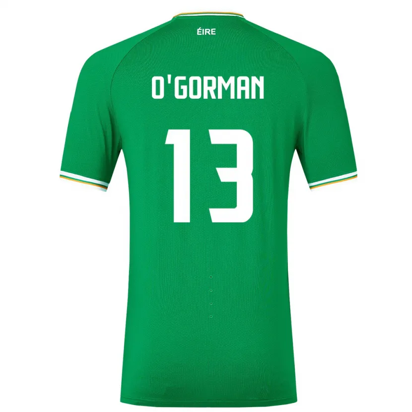 Danxen Kinder Irische Áine O'gorman #13 Grün Heimtrikot Trikot 24-26 T-Shirt Schweiz