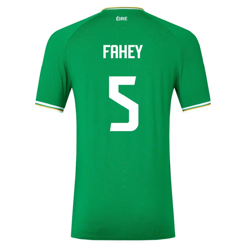 Danxen Kinder Irische Niamh Fahey #5 Grün Heimtrikot Trikot 24-26 T-Shirt Schweiz