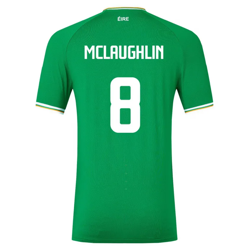 Danxen Kinder Irische Roma Mclaughlin #8 Grün Heimtrikot Trikot 24-26 T-Shirt Schweiz