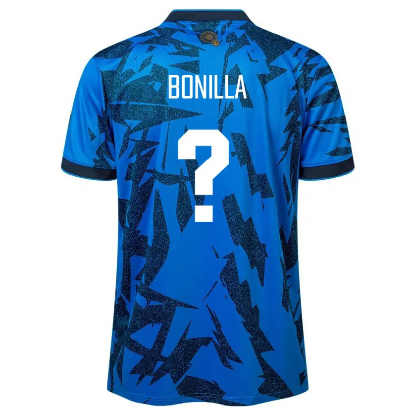 Danxen Kinder El Salvador Nelson Bonilla #0 Blau Heimtrikot Trikot 24-26 T-Shirt Schweiz