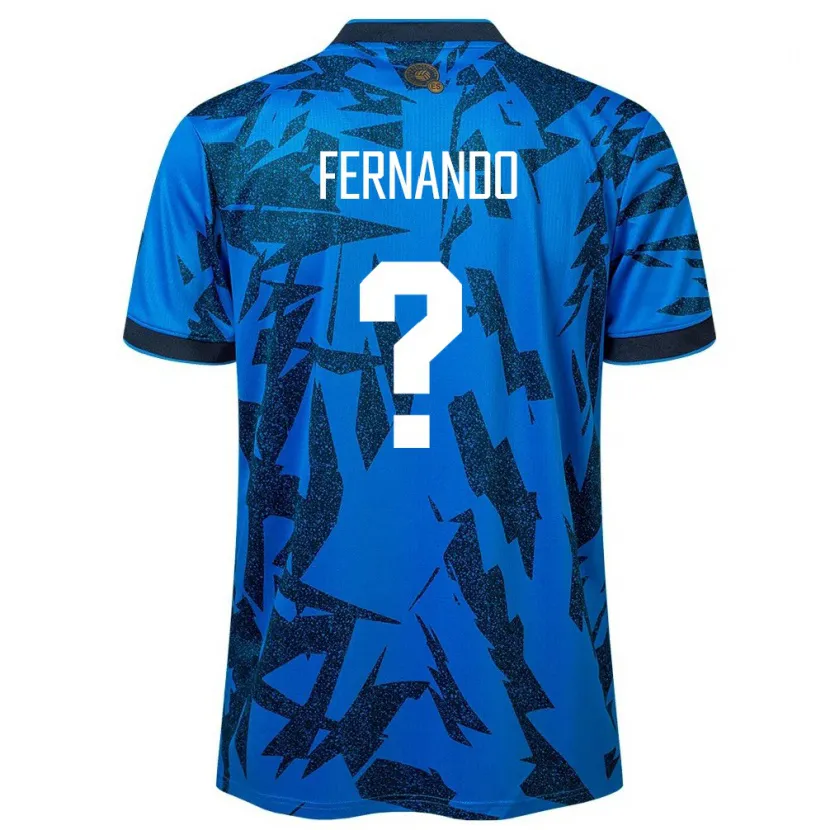 Danxen Kinder El Salvador Fernando Sánchez #0 Blau Heimtrikot Trikot 24-26 T-Shirt Schweiz
