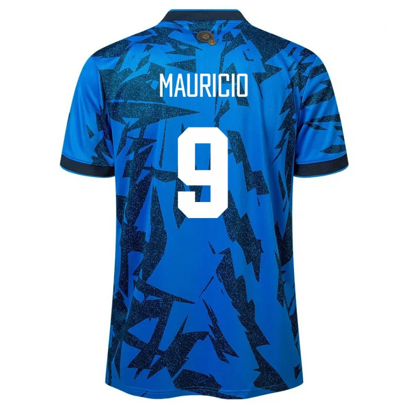 Danxen Kinder El Salvador Emerson Mauricio #9 Blau Heimtrikot Trikot 24-26 T-Shirt Schweiz