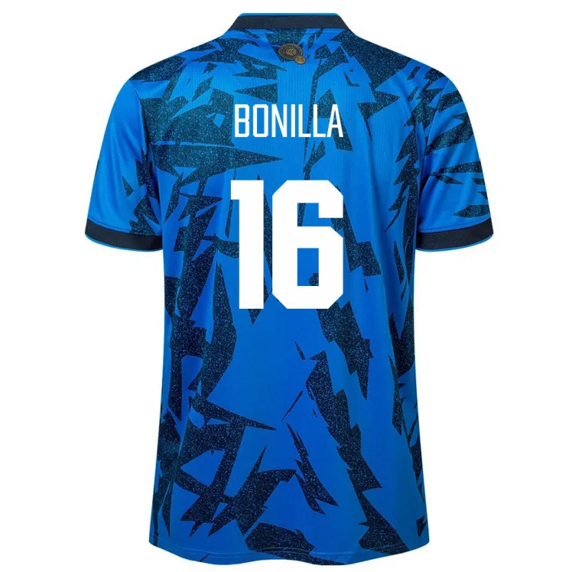 Danxen Kinder El Salvador Elmer Bonilla #16 Blau Heimtrikot Trikot 24-26 T-Shirt Schweiz