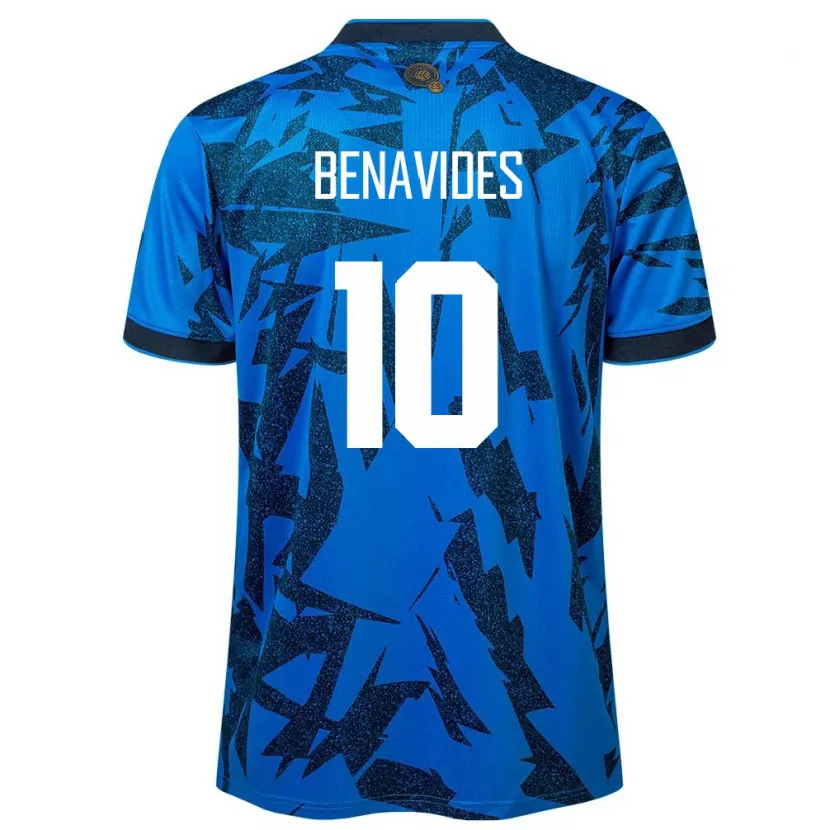 Danxen Kinder El Salvador Matthew Benavides #10 Blau Heimtrikot Trikot 24-26 T-Shirt Schweiz