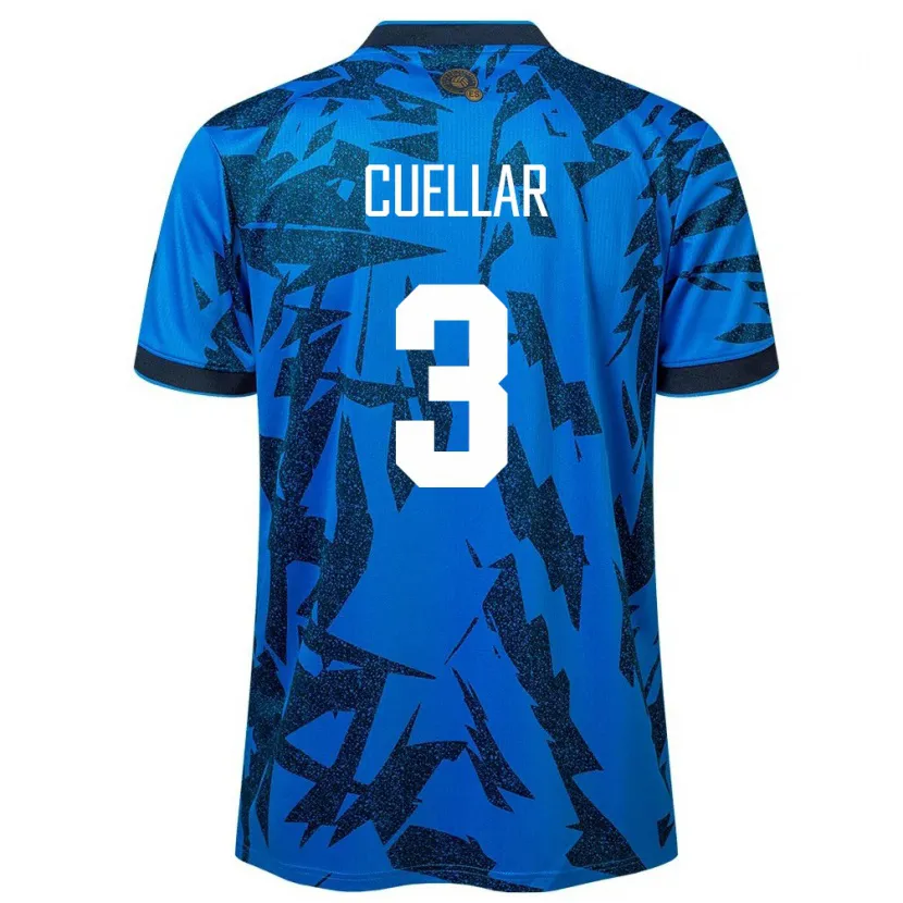 Danxen Kinder El Salvador Sarina Cuellar #3 Blau Heimtrikot Trikot 24-26 T-Shirt Schweiz